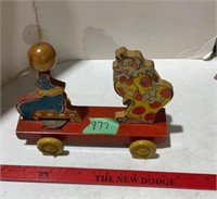 Vintage wood toy