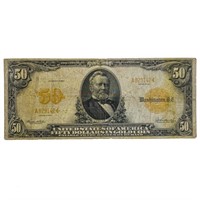 FR. 1199 1913 $50 GRANTGOLD CERTIFICATE