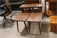 PAIR OF END TABLES