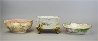 3 Limoges Porcelain Bowls