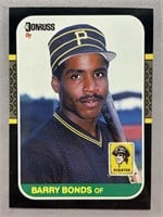 1987 BARRY BONDS ROOKIE DONRUSS CARD