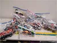 Large group of Lego vehicles