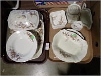 2 TRAYS RIDGWAYS CHINA