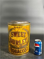 LIGHT SWEET BURLEY TOBACCO STORE COUNTER TIN