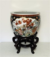 Chinese Porcelain Koi Fish Pottery, Fish Bowl