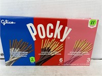 Best by Jan 2024 Pocky cream covered biscuit