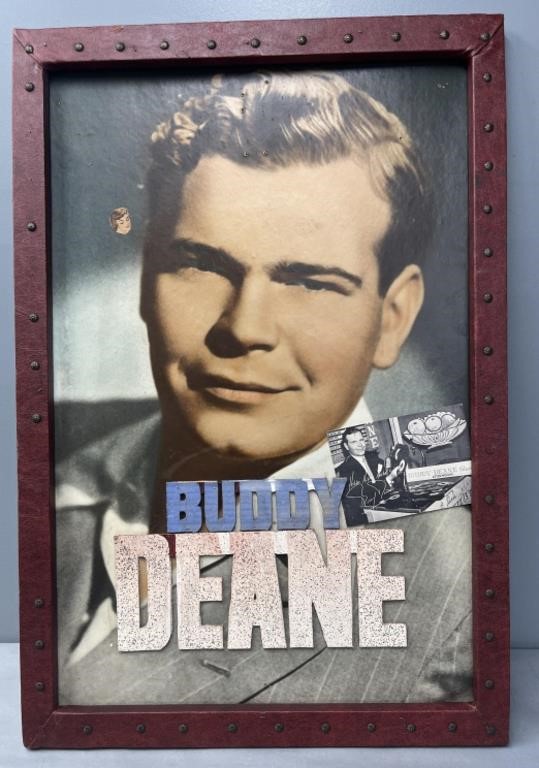 Original Buddy Deane Lobby Sign teen Rock & Roll