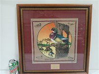 Pelham Wildlife Festival framed duck art