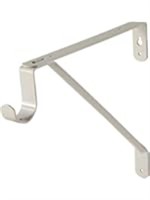 MSRP $15 Set 2 Adjustable Closet Rod Brackets