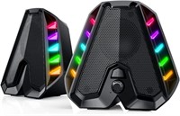 Computer Speakers,RGB PC Wired Speakers with