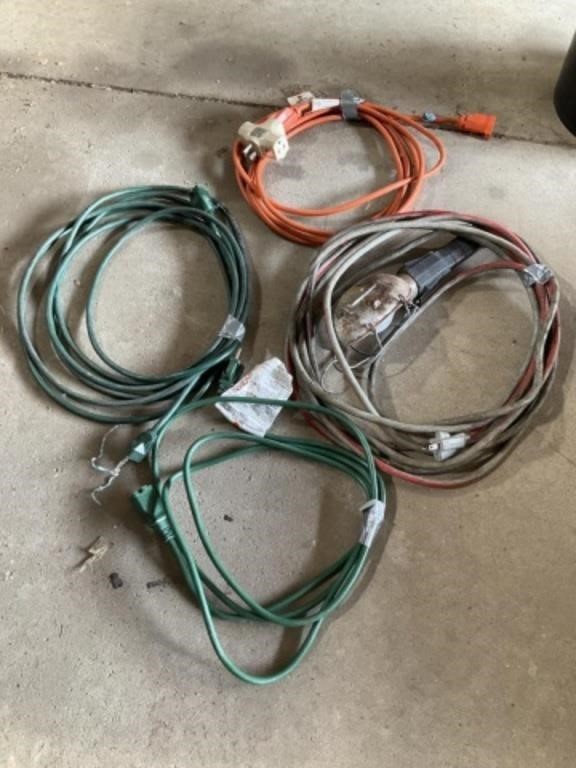 Drop Light, 3 Extension cords