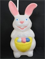 Vintage 20in Easter bunny w/ eggs blow mold