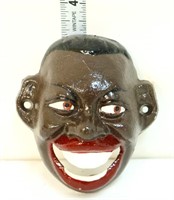 Cast iron americana face bottle opener