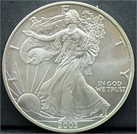 2003 silver eagle coin