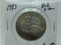 1993 James Madison 90% Silver Half Dollar
