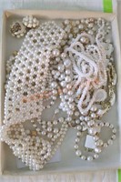 Vintage Pearl style costume jewelry