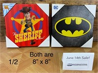 Toy Story / Batman Canvas Wall Hangings