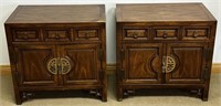 NICE PAIR OD MID CENTURY END TABLES - CABINETS