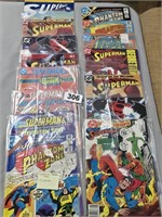 Superman Related Title Comics 15 issue lot