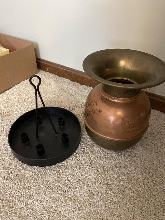 Copper spittoon and more