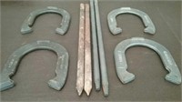 Box-Vintage Iron Horseshoe Set