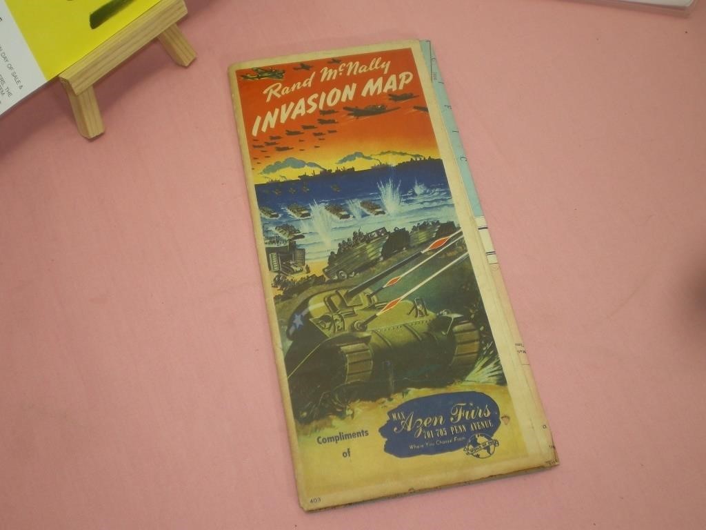 Invasion Map by Rand McNally