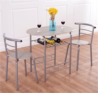 Retail$200 3 Piece Dining Set- 2 Chairs and Table