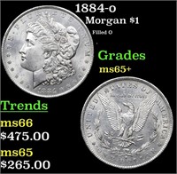 1884-o Morgan Dollar 1 Grades GEM+ Unc