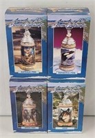 4x- Bud Animals of the Seven Continents Steins
