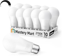 *Mastery Mart A19 Led Light Bulbs-Pack of 10