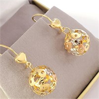 $2400 18K 2.5g Yellow,WhiteRoseGold Earrings