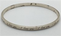 Tiffany & Co. Sterling Silver Bangle Bracelet