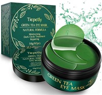 Tiepetly Green Tea Eye Patches for Puffy Eyes