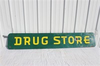 Drug Store- painted SST 63"x12"