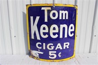 Tom Keen Cigar 5¢ curved-SST-21"x20"