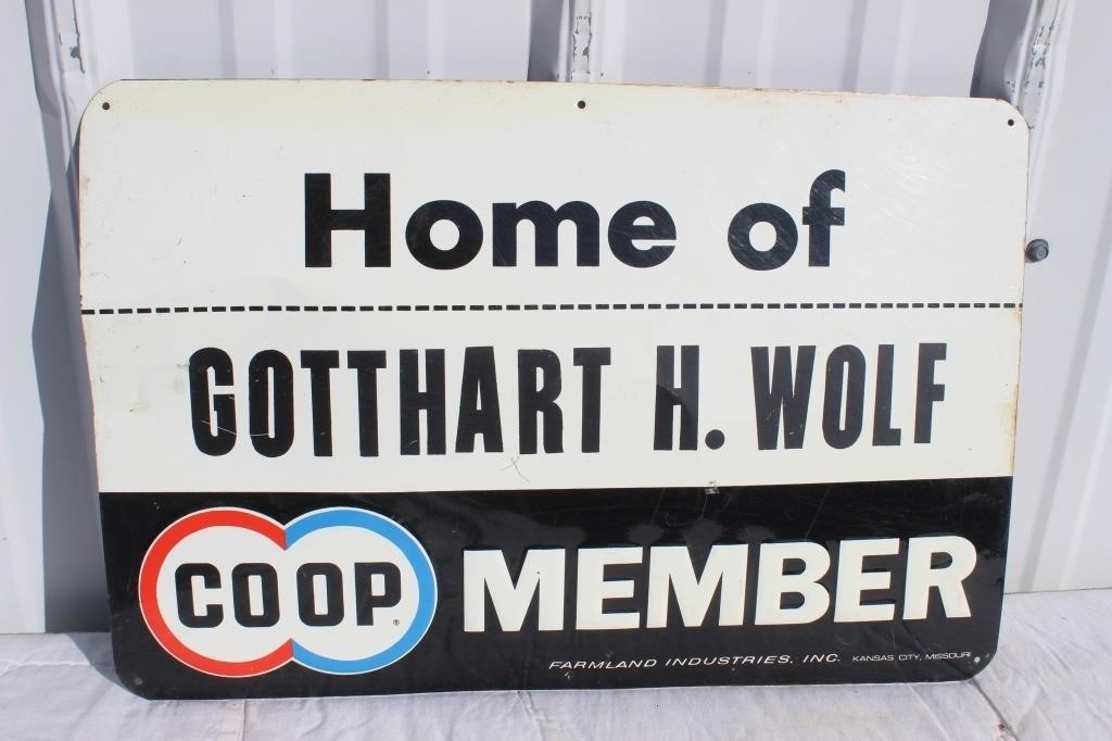 Home of Gotthart H. Wolf CO-OP Member-SST-12"x18"