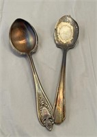 Unique silver plated spoons