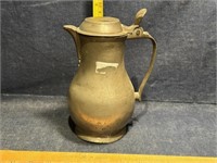 Vintage Pewter lidded Pitcher