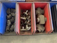 3 BINS OF MISC FITTINGS