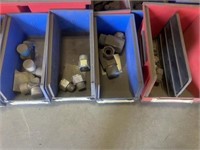 4 BINS OF MISC FITTINGS