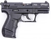 Gun Walther P22 Semi Auto Pistol in .22LR