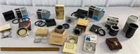 Shoebox of camera adapter mounts, extension