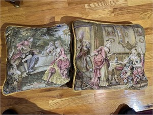 2 Tapestry Pillows
