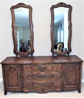 Thomasville Dresser with Double Mirror