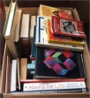 Box of Mixed Genre Paperback & Hardcover Books