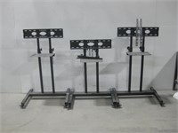 Three Rolling Television Bracket Stand See Info