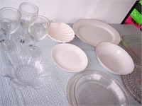 Large Lot of Serving Dishes and Bowls