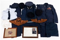 VIETNAM WAR USAF NAMED PILOT UNIFORM GROUPING