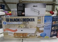 black & decker vacuum sealer w/extra bags