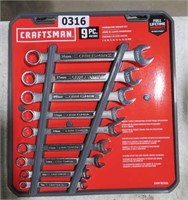 new craftsman 9 pc metric wrench set